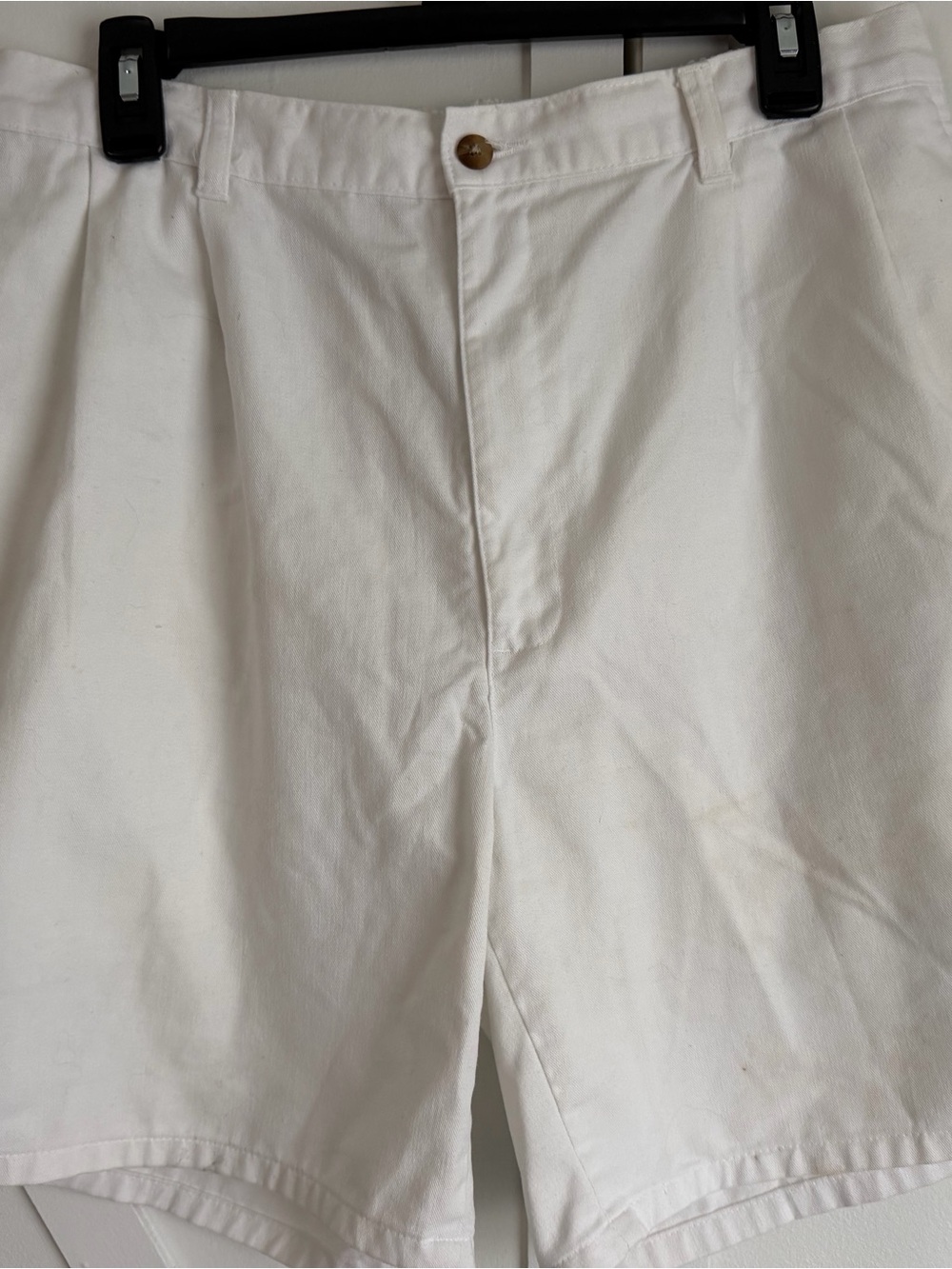Van Heusen High-Waist Cotton Shorts